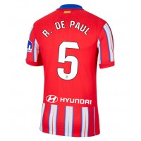 Camiseta Atletico Madrid Rodrigo De Paul #5 Primera Equipación Replica 2024-25 mangas cortas